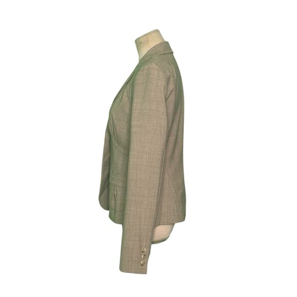 Laundry by Shelly Segal beige one button blazer size 6 - Picture 6 of 12